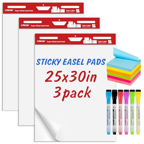 Large Sticky Easel Pad for Lean Six Sigma Training