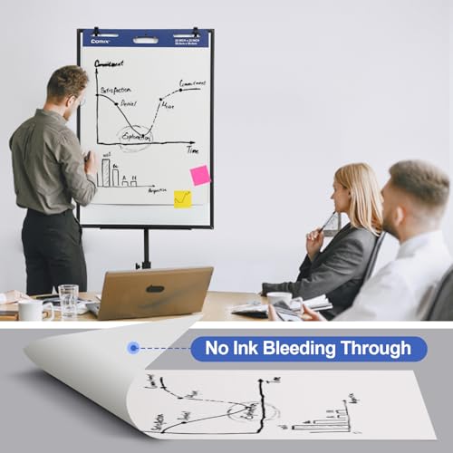 Large Self Stick Easel Paper, 30 Sheets/Pad, 6 Pads/Pack