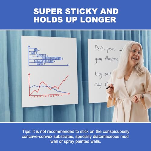 Large Self Stick Easel Paper, 30 Sheets/Pad, 6 Pads/Pack