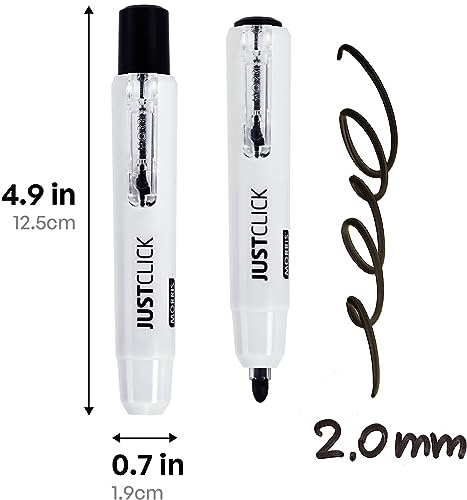 12-count retractable dry erase markers, bullet tip