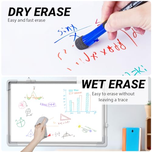 12-Color Magnetic Dry Erase Markers - Fine Point