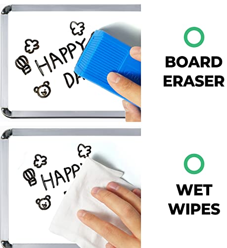 12-count retractable dry erase markers, bullet tip