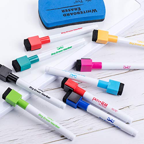8-Pack Magnetic Dry Erase Markers - Fine Tip
