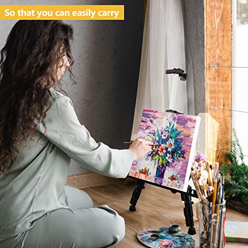 Adjustable Metal Tripod Easel for Painting Canvases