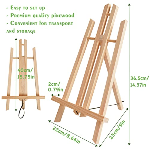 Portable A-Frame Tripod: 16" Tabletop Display Easel