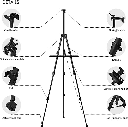 Adjustable Double Tier Easel Stand | Artify 66
