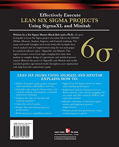 Lean Six Sigma Training with SigmaXL and Minitab