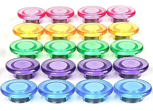 20 PCS Cute Round Refrigerator Magnets for Whiteboard