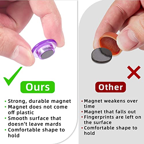 20 PCS Cute Round Refrigerator Magnets for Whiteboard