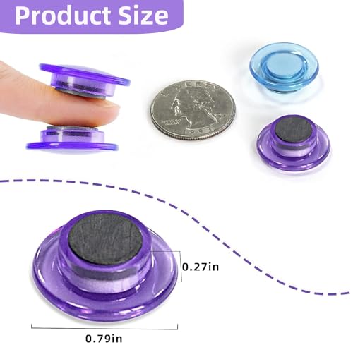 20 PCS Cute Round Refrigerator Magnets for Whiteboard