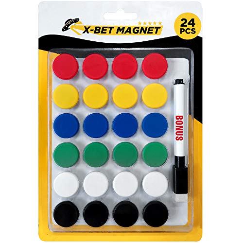 Round Lean Six Sigma Training Magnets for Classroom, Kitchen, and Office