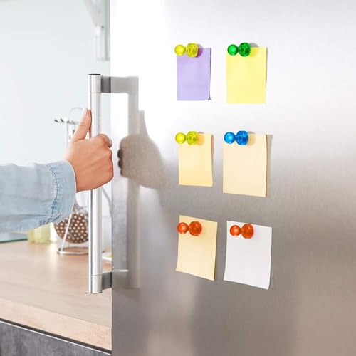 Colorful Magnetic Push Pin Magnets - 90 PCS