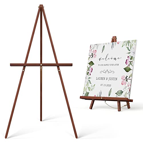 Adjustable Wooden Art Easel - Portable Floor Stand
