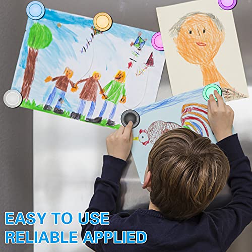 50 Round Whiteboard Magnets for Home, Schools, Offices