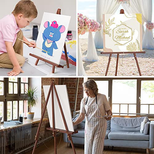 Adjustable Wooden Art Easel - Portable Floor Stand
