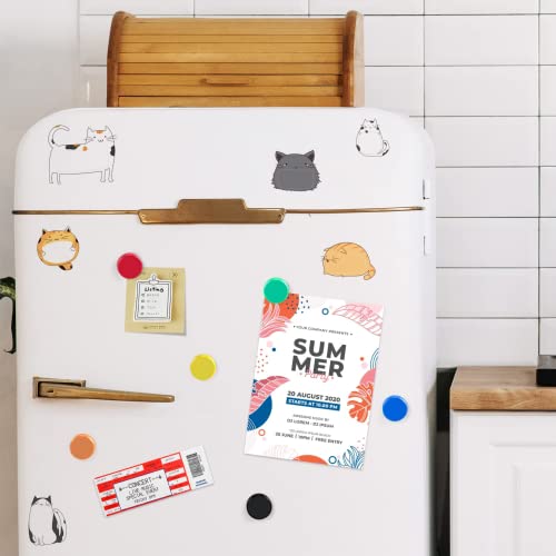 24 Pack Round Fridge Magnets for Lean Six Sigma