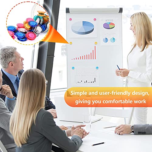 45-Pack Strong Round Magnets for Whiteboard & Fridge