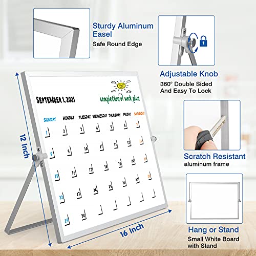 16"X12" Double-Sided Magnetic Whiteboard + Accessories for Lean Six Sigma