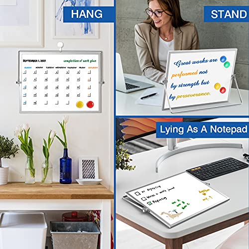 16"X12" Double-Sided Magnetic Whiteboard + Accessories for Lean Six Sigma