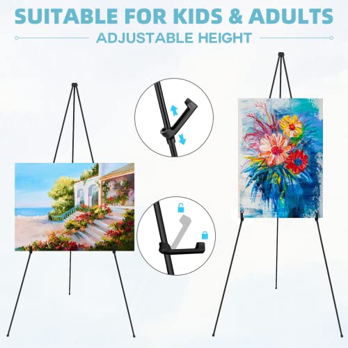 Adjustable 65 Inch Art Easel with Bags