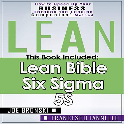 Lean Six Sigma Training Bundle: Lean Bible, Six Sigma & 5S