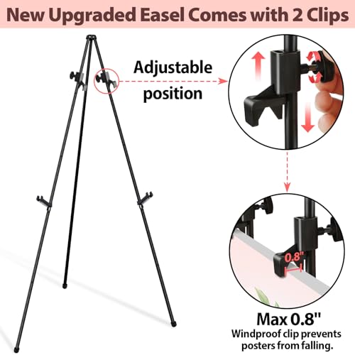 Adjustable Metal Easel Stand for Wedding Sign