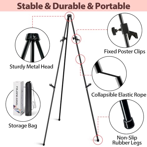 Adjustable Metal Easel Stand for Wedding Sign