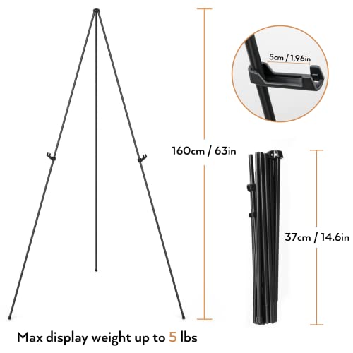 Nicpro Folding Easels - 6 Pack for Artists