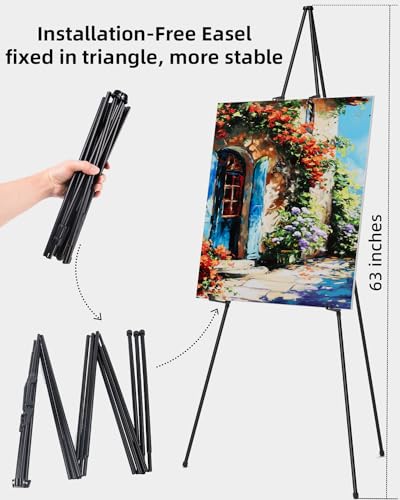 Nicpro Folding Easels - 6 Pack for Artists