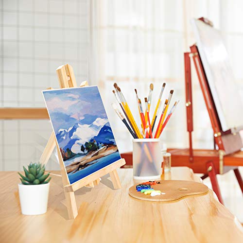 AROIC Wood Easels: Painting Canvases, Art, Crafts (4 Pack)