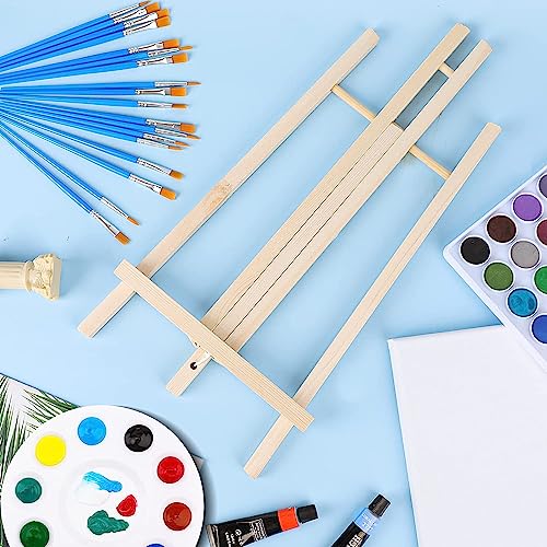 AROIC Wood Easels: Painting Canvases, Art, Crafts (4 Pack)
