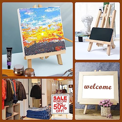AROIC Wood Easels: Painting Canvases, Art, Crafts (4 Pack)