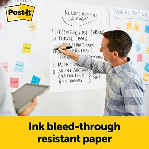 Lean Six Sigma Training Easel Pad, Sticky Sheets