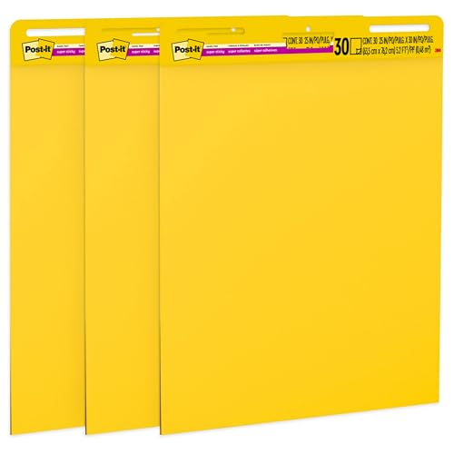 Large White Grid Stick Flip Chart Paper