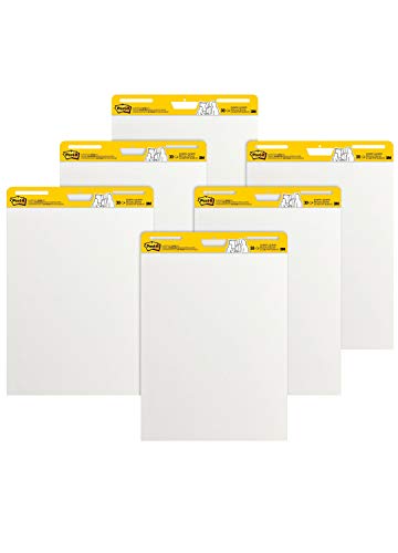 Super Sticky Easel Pad - Large, White, Premium