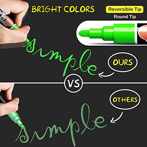 12 Colors Erasable Chalk Markers for Lean Six Sigma