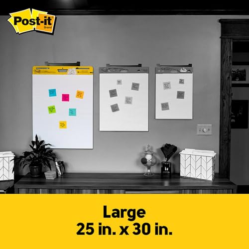 Super Sticky Easel Pad - Large, White, Premium