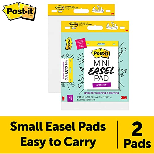 Lean Six Sigma Training Easel Pads, Mini, Pack of 2