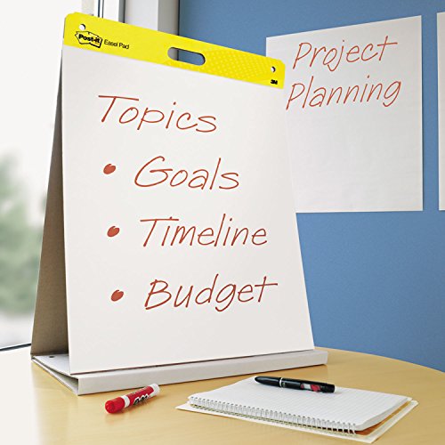 Super Sticky Tabletop Easel Pad for Lean Six Sigma Training