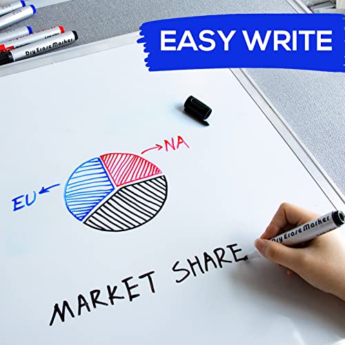 12 Count Low-Odor Whiteboard Markers for School & Office