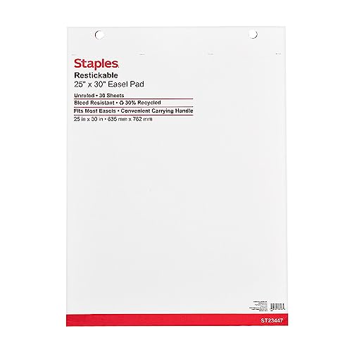 Lean Six Sigma Training Stickies Easel Pads 30 Sheets