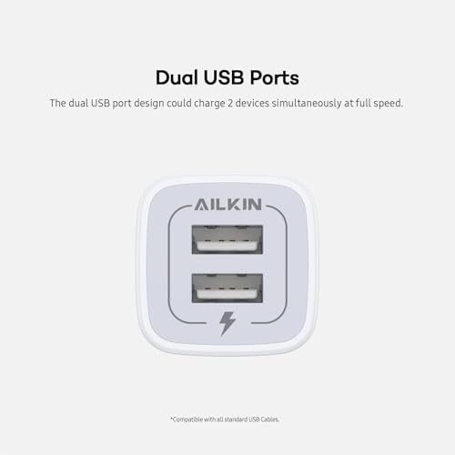Dual Port Quick Charger for iPhone & Samsung