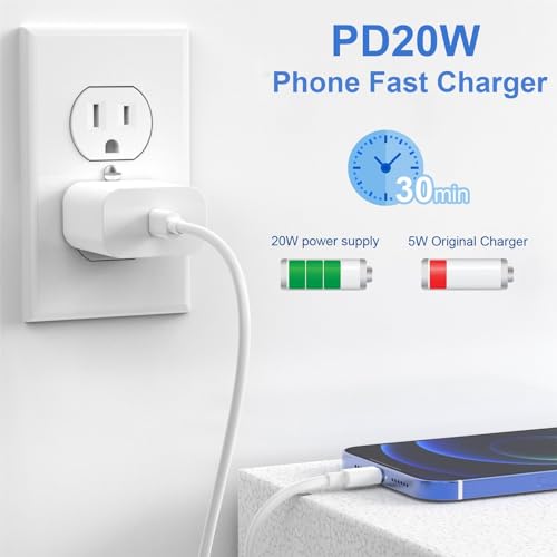 3 Pack iPhone Fast Charger Set with 20W PD