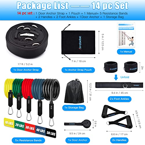 Brebebe Door Anchor Strap for Home Anabolic Workouts