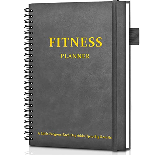 Women's Fitness Journal for Muscle Building Progress-Gray