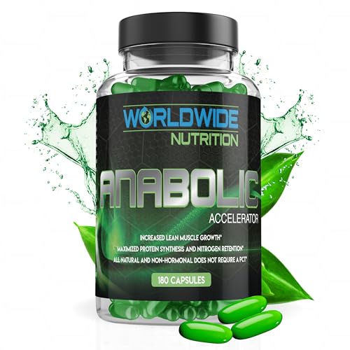 Anabolic Accelerator Vitamin Supplement for Men - 180 Count