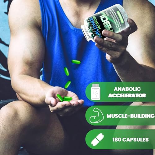 Anabolic Accelerator Vitamin Supplement for Men - 180 Count