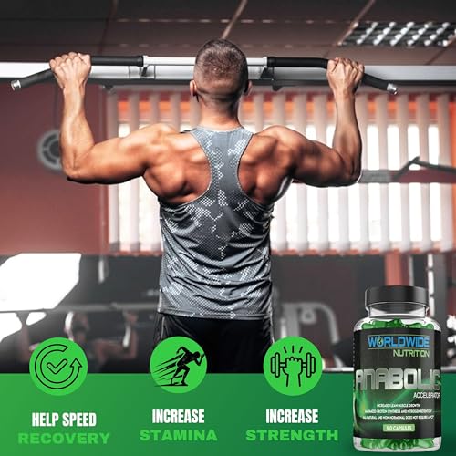 Anabolic Accelerator Vitamin Supplement for Men - 180 Count