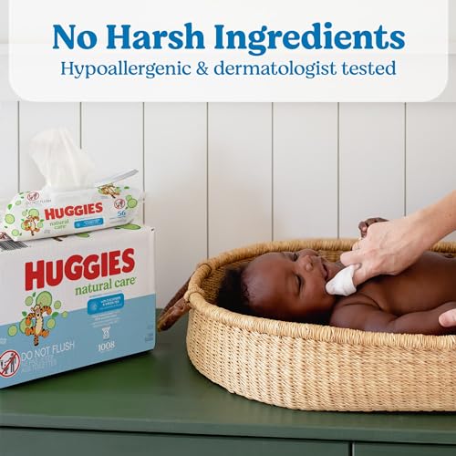 Huggies Natural Care Diaper Wipes, Fresh Scent (560 Count)