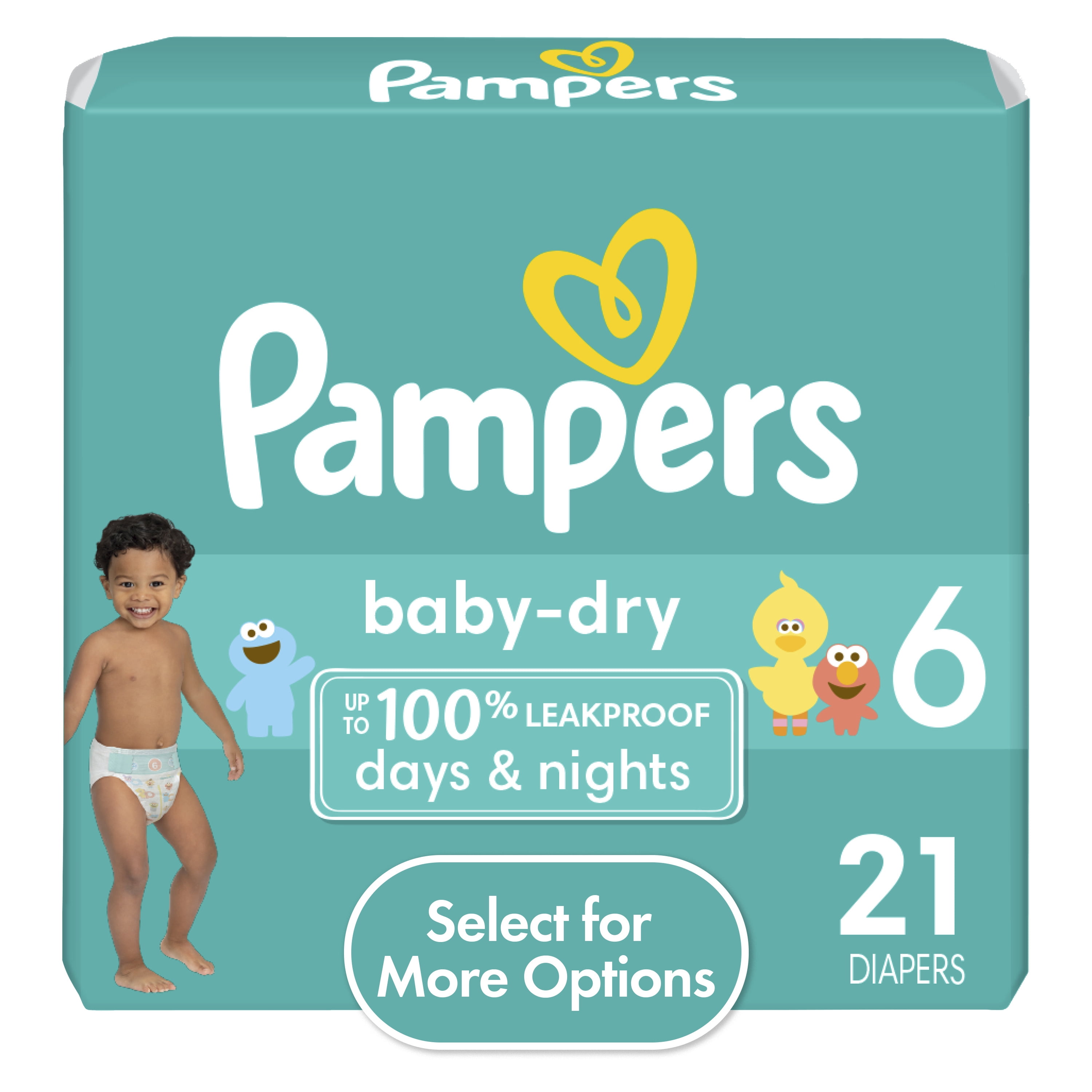 Pampers Size 6, 21 Count Diapers